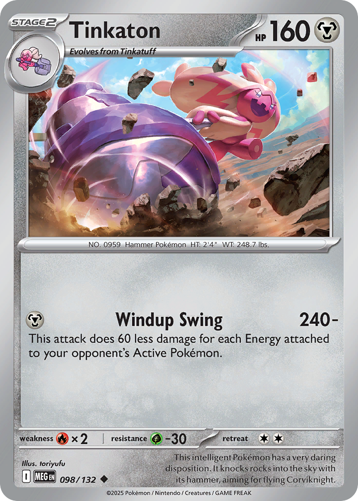 Tinkaton 098/132 Mega Evolution