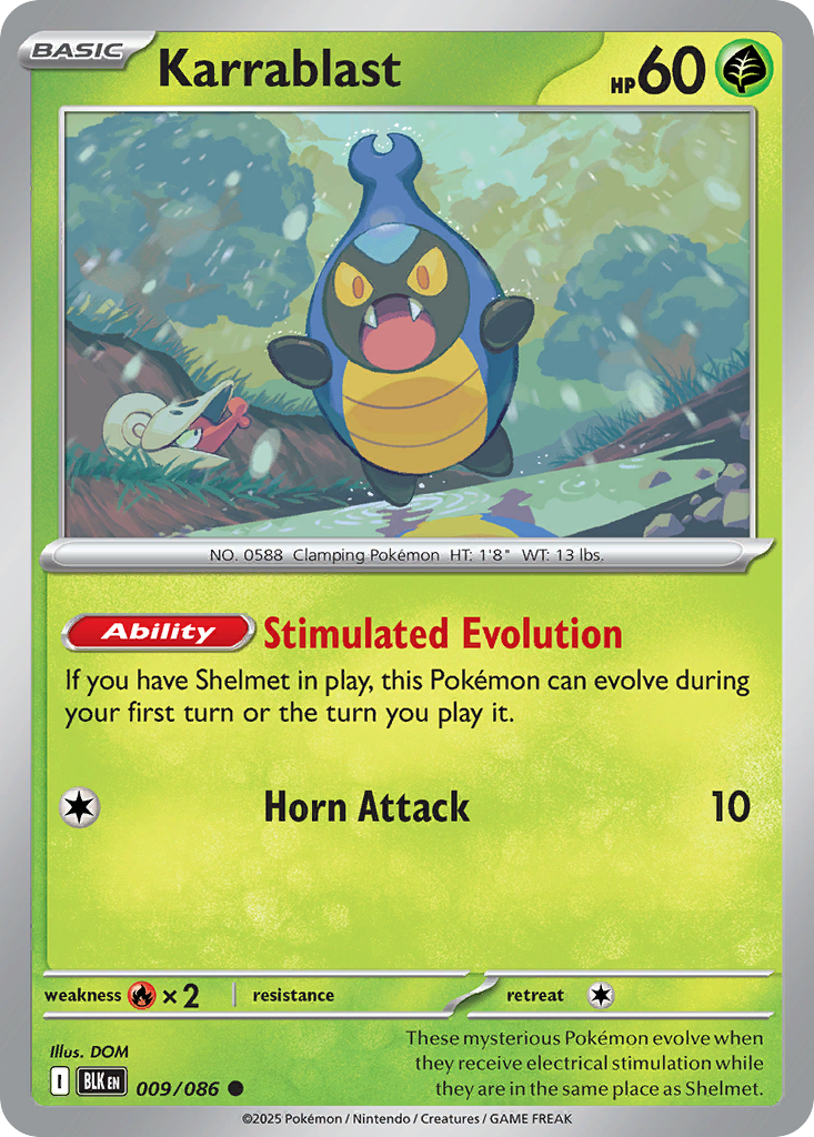 Karrablast 009/086 Black Bolt