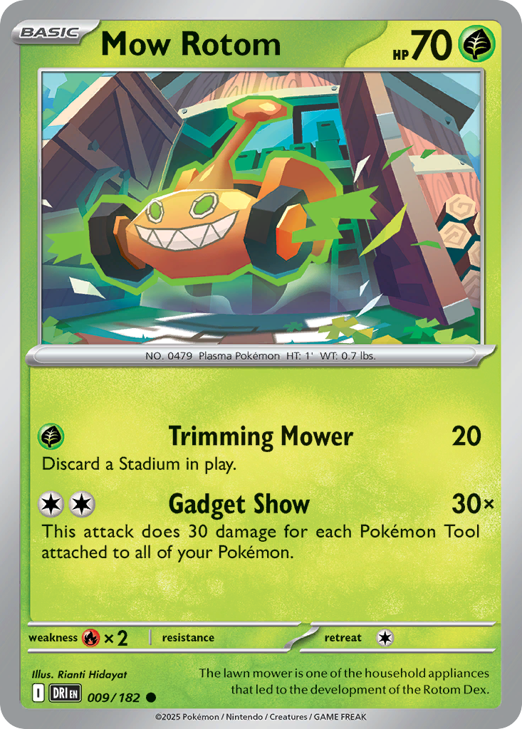 Mow Rotom 009/182 Destined Rivals