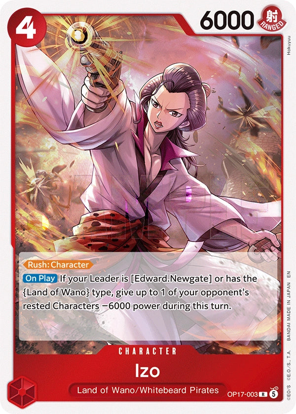 Izo OP17-003 The World's Strongest Warriors Rare