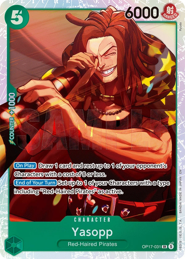 Yasopp OP17-031 The World's Strongest Warriors Super Rare