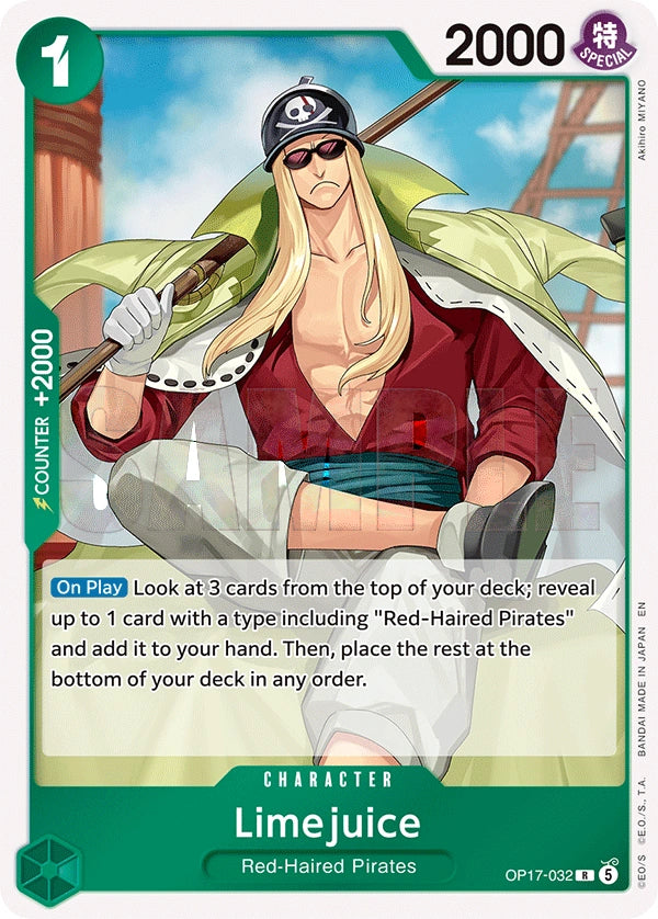 Limejuice OP17-032 The World's Strongest Warriors Rare