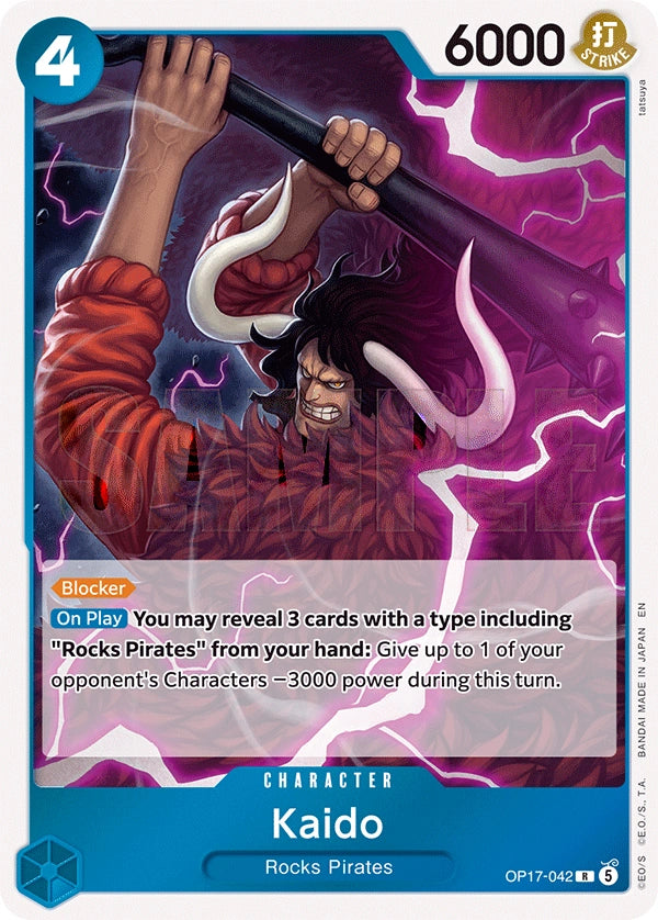Kaido (042) OP17-042 The World's Strongest Warriors Rare