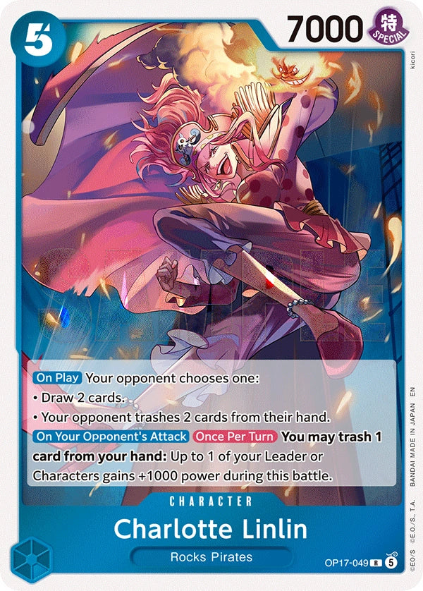 Charlotte Linlin (049) OP17-049 The World's Strongest Warriors Rare
