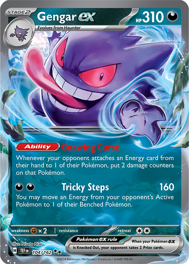 Gengar ex 104/162 Temporal Forces