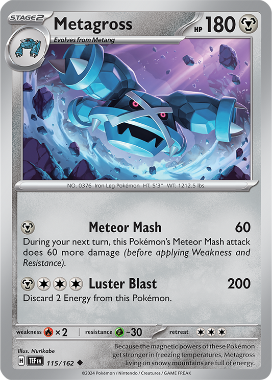 Metagross 115/162 Temporal Forces