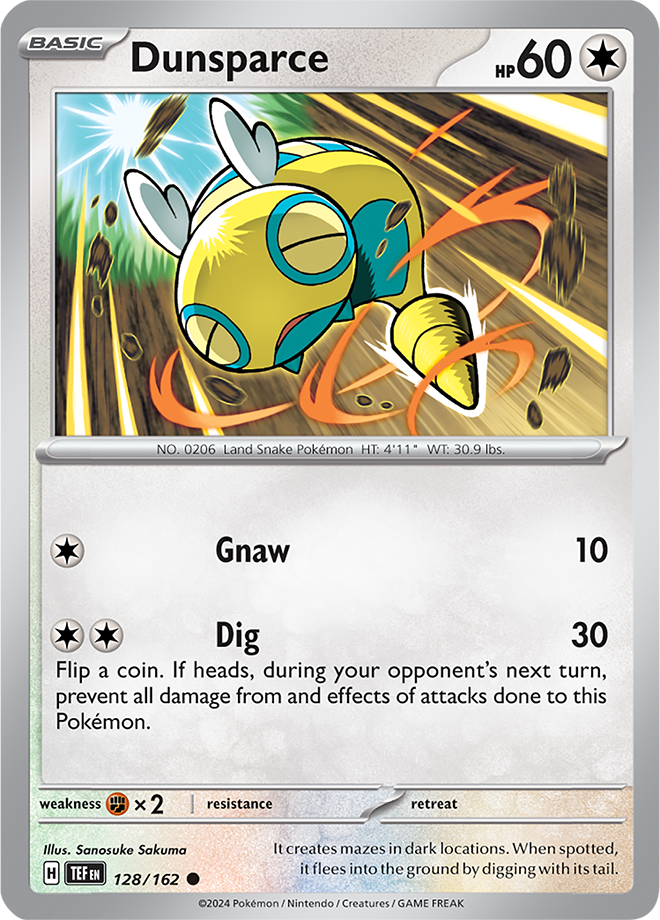 Dunsparce 128/162 Temporal Forces