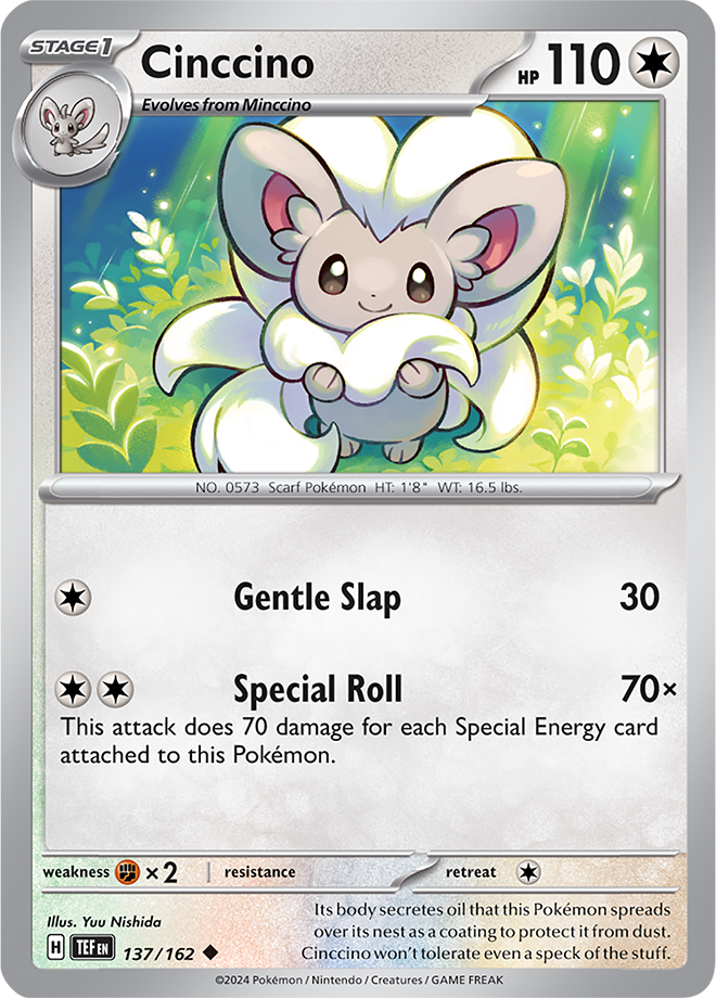 Cinccino 137/162 Temporal Forces