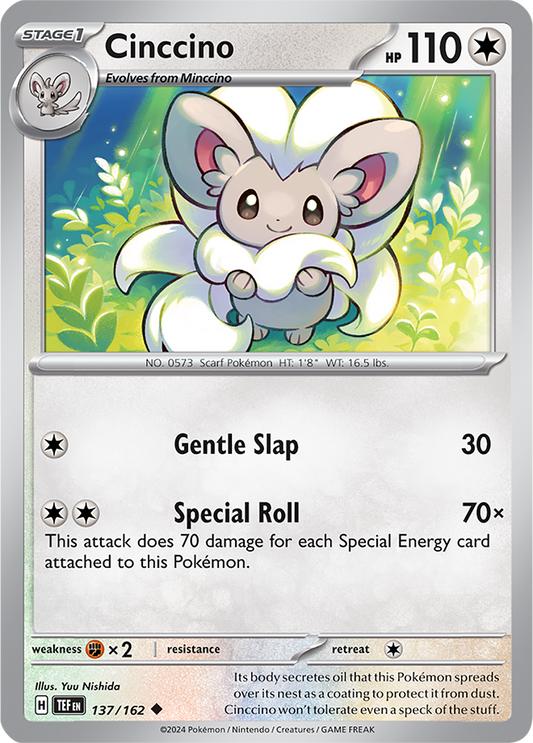 Cinccino 137/162 Temporal Forces