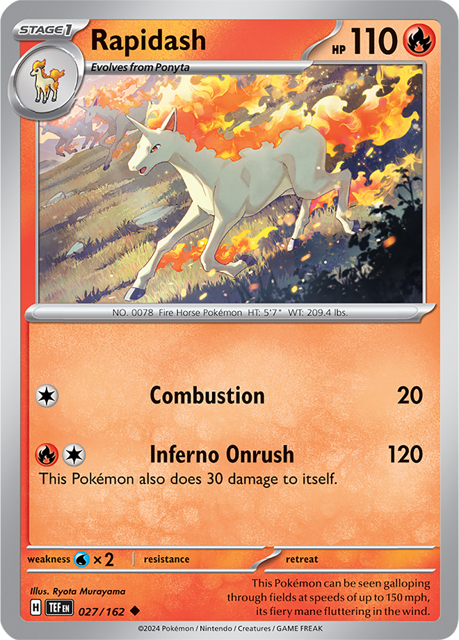 Rapidash 027/162 Temporal Forces