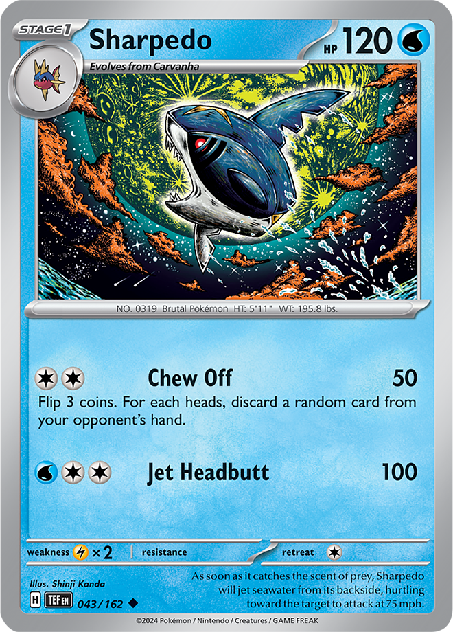 Sharpedo 043/162 Temporal Forces