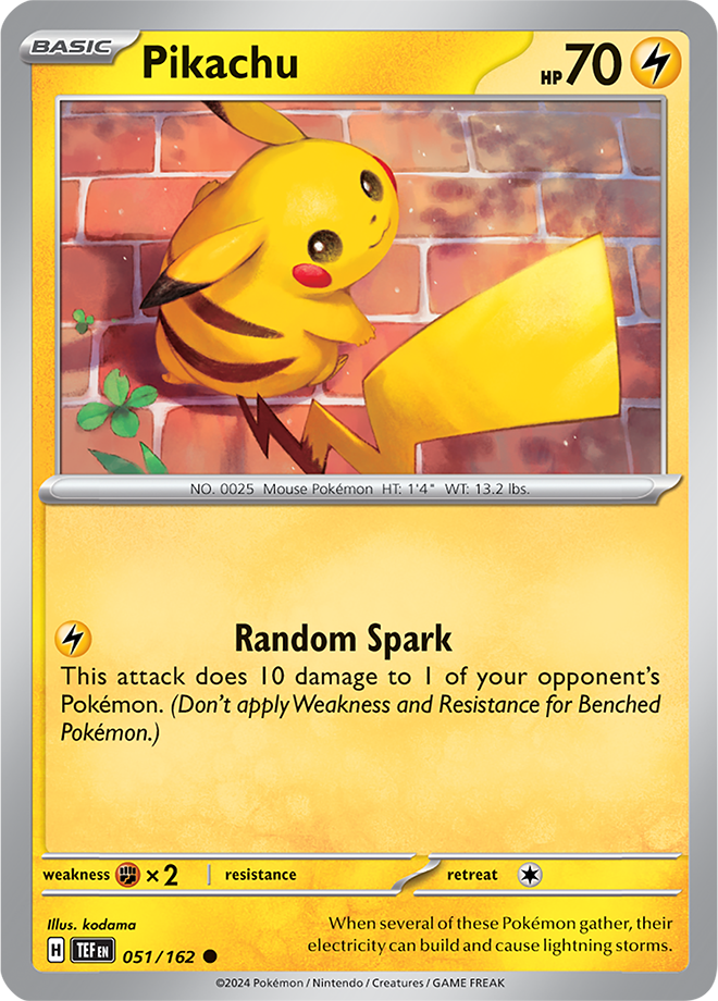 Pikachu 051/162 Temporal Forces