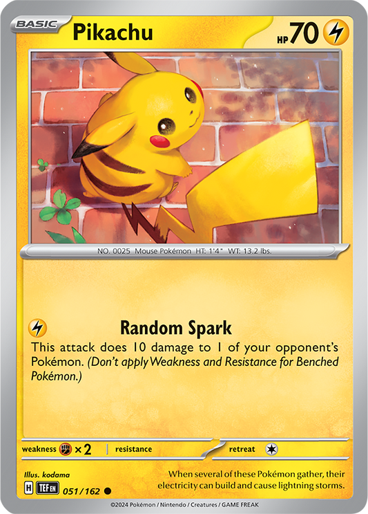 Pikachu 051/162 Temporal Forces