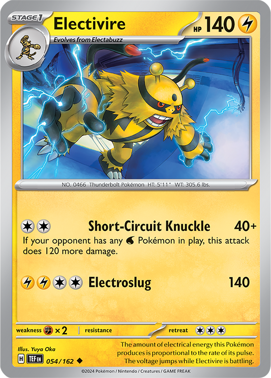 Electivire 054/162 Temporal Forces