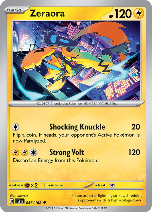 Zeraora 057/162 Temporal Forces