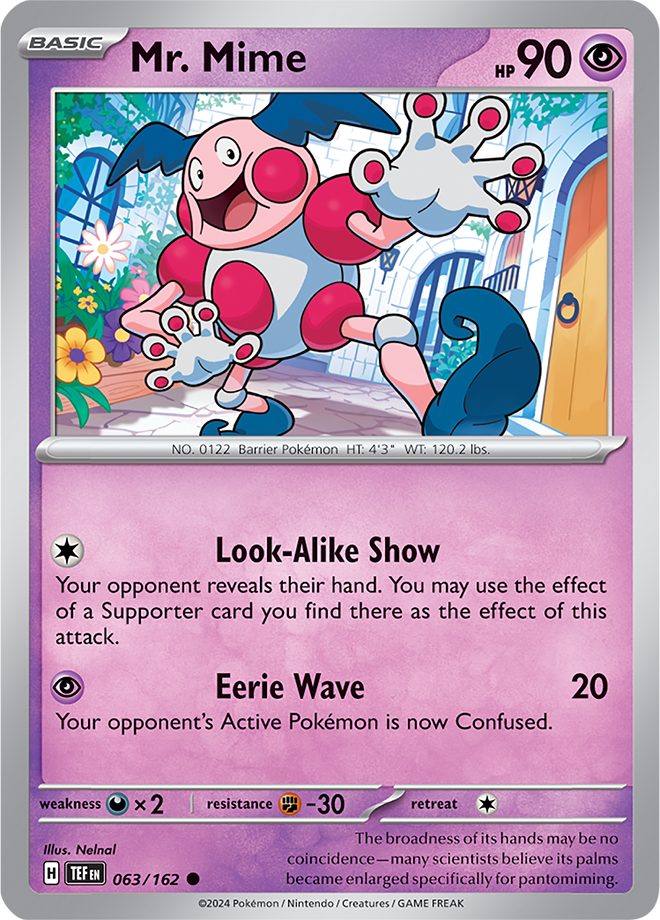 Mr. Mime 063/162 Temporal Forces