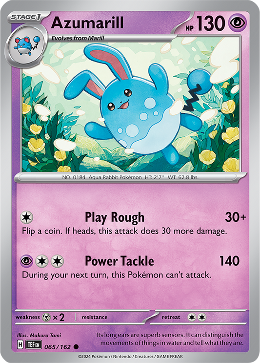 Azumarill 065/162 Temporal Forces