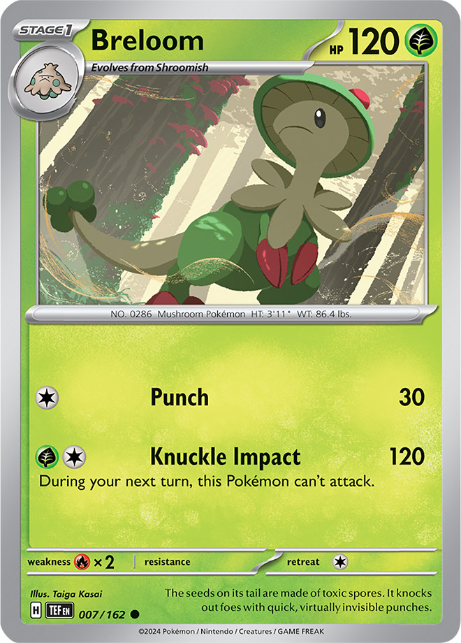 Breloom 007/162 Temporal Forces