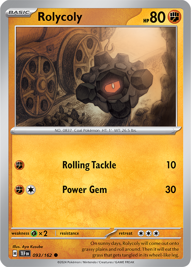 Rolycoly 093/162 Temporal Forces