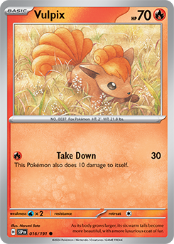 Vulpix 016/191 Surging Sparks