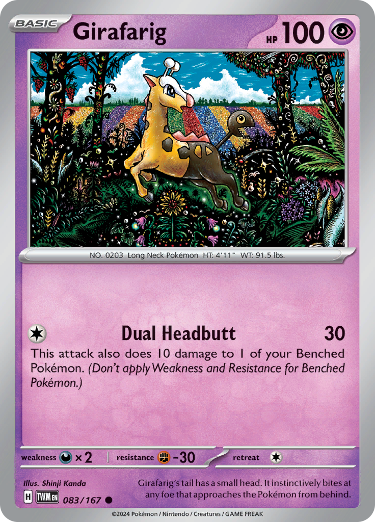 Girafarig 083/167 Twilight Masquerade