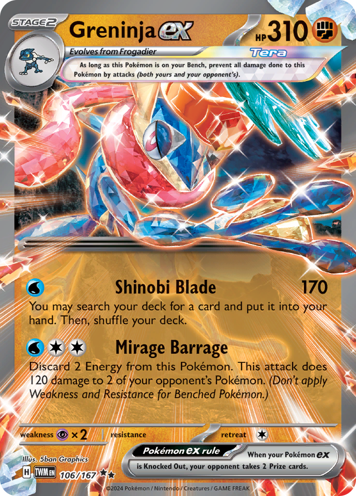 Greninja ex 106/167 Twilight Masquerade