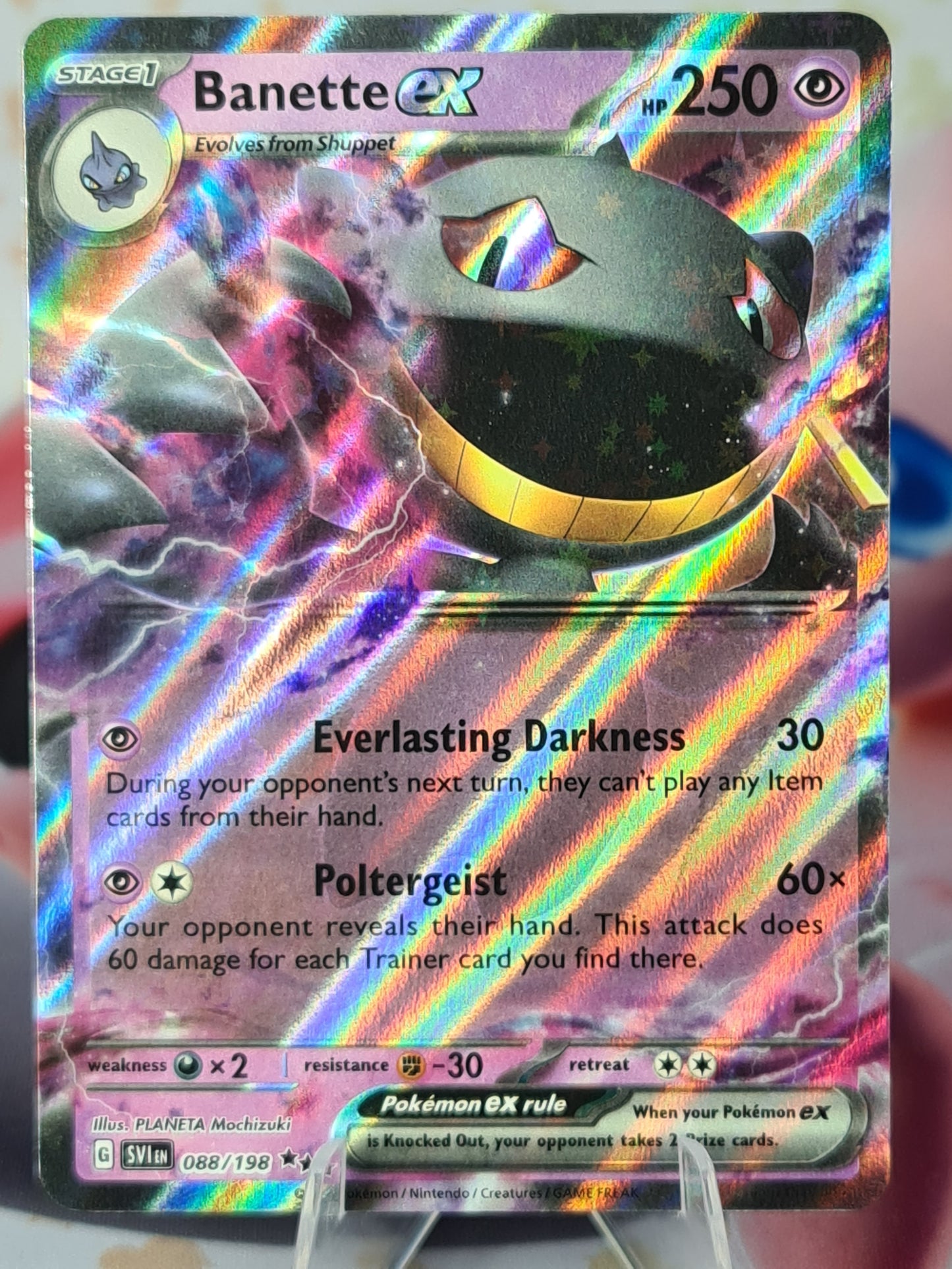 Banette ex 088/198 Scarlet Violet