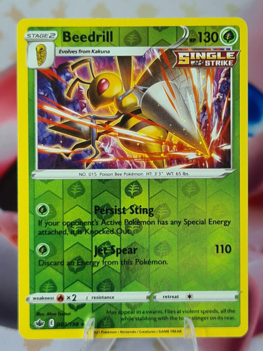 Beedrill 003/198 Chilling Reign RH