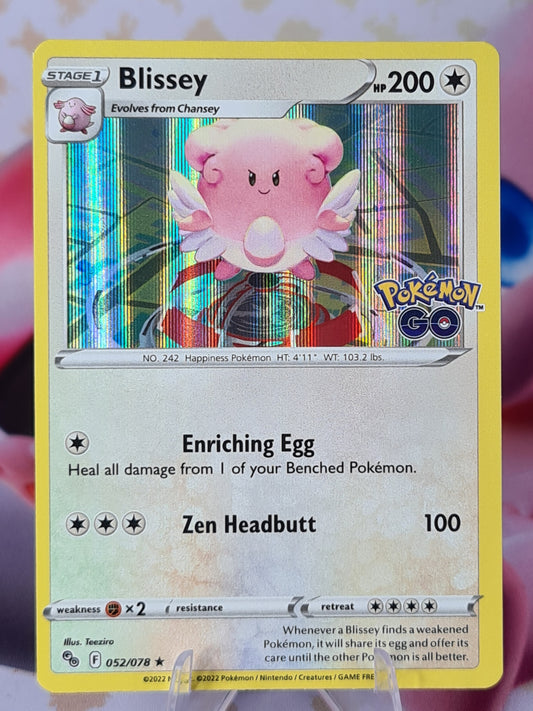 Blissey 052/078 Pokemon Go Holo