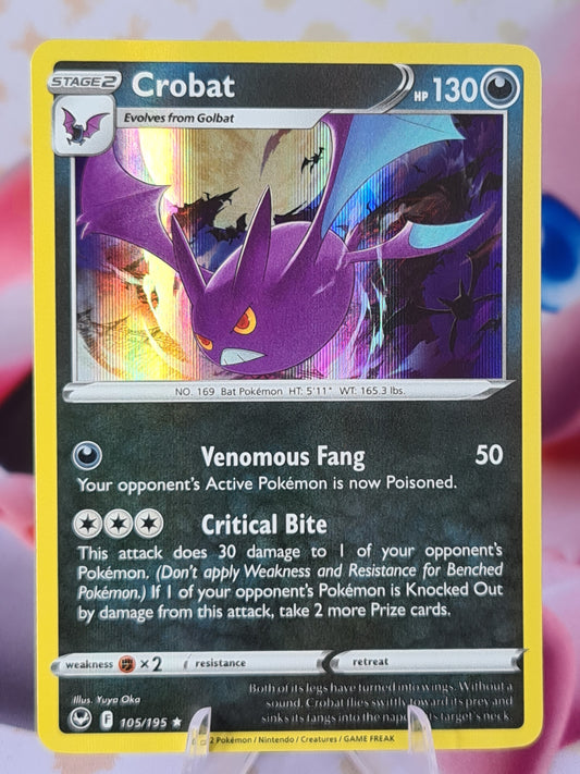 Crobat 105/195 Silver Tempest Holo