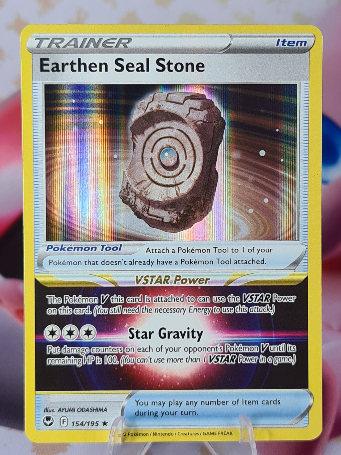 Earthen Seal Stone 154/195 Silver Tempest Holo