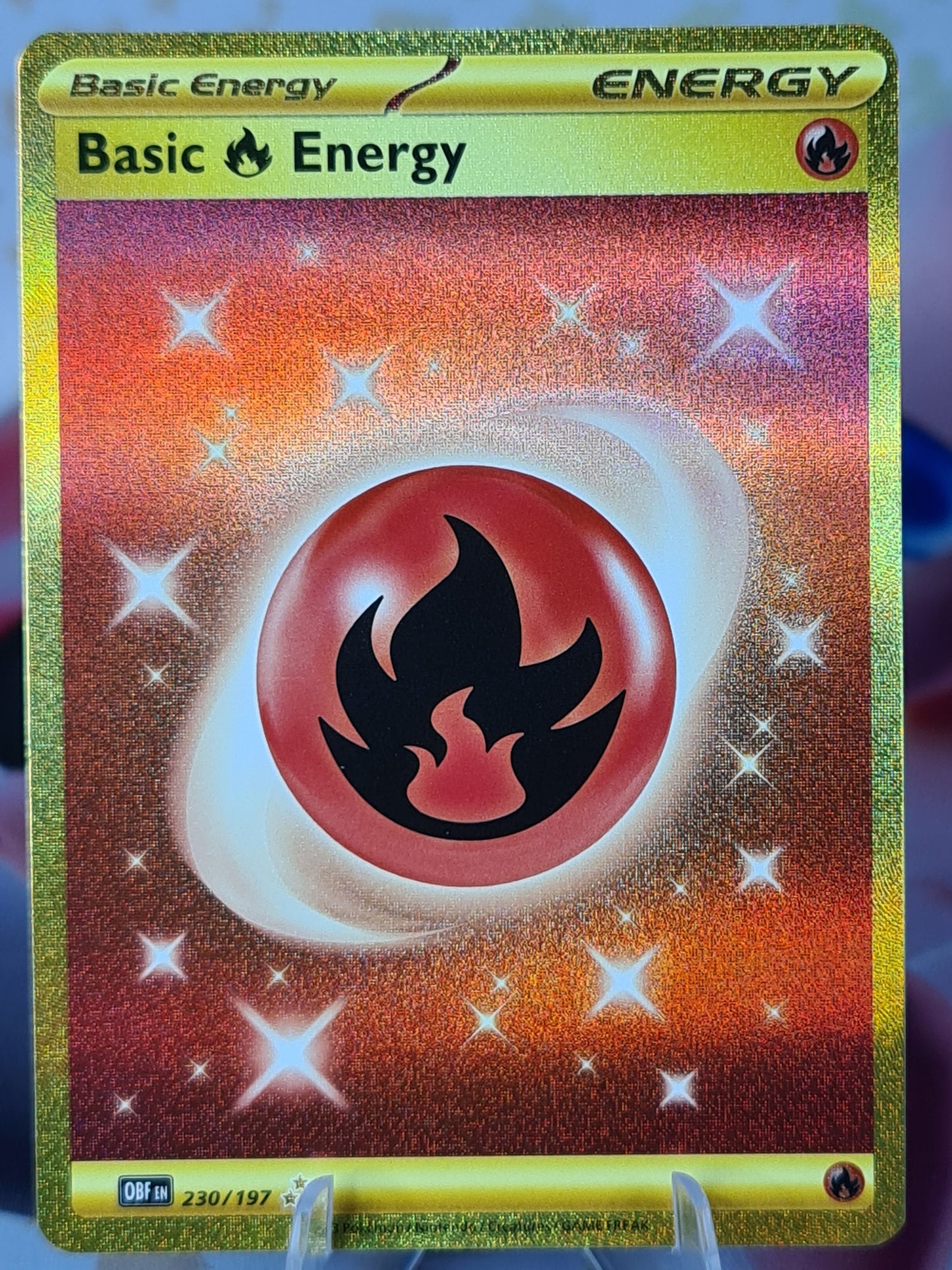 Basic Fire Energy 230/197 Obsidian Flames