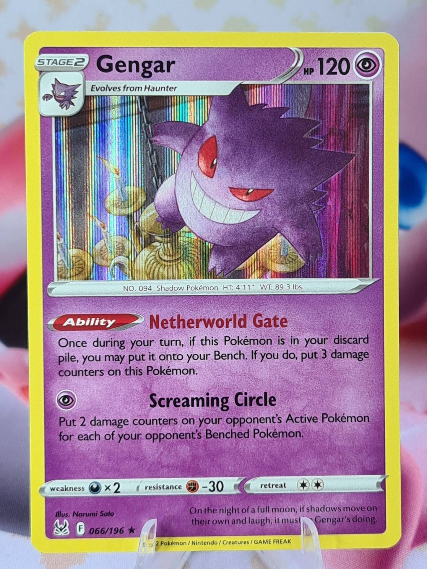 Gengar 066/196 Lost Origin Holo