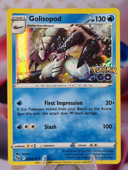 Golisopod 026/078 Pokemon Go Holo