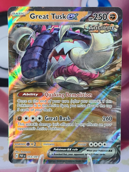 Great Tusk ex 053/091 Paldean Fates