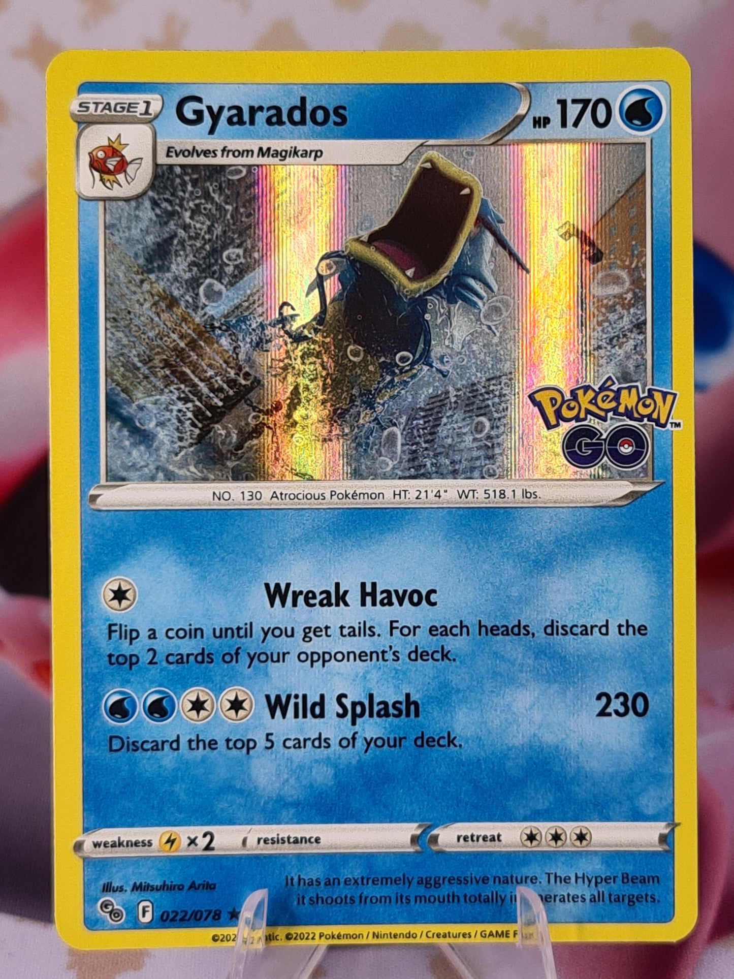 Gyarados 022/078 Pokemon Go Holo