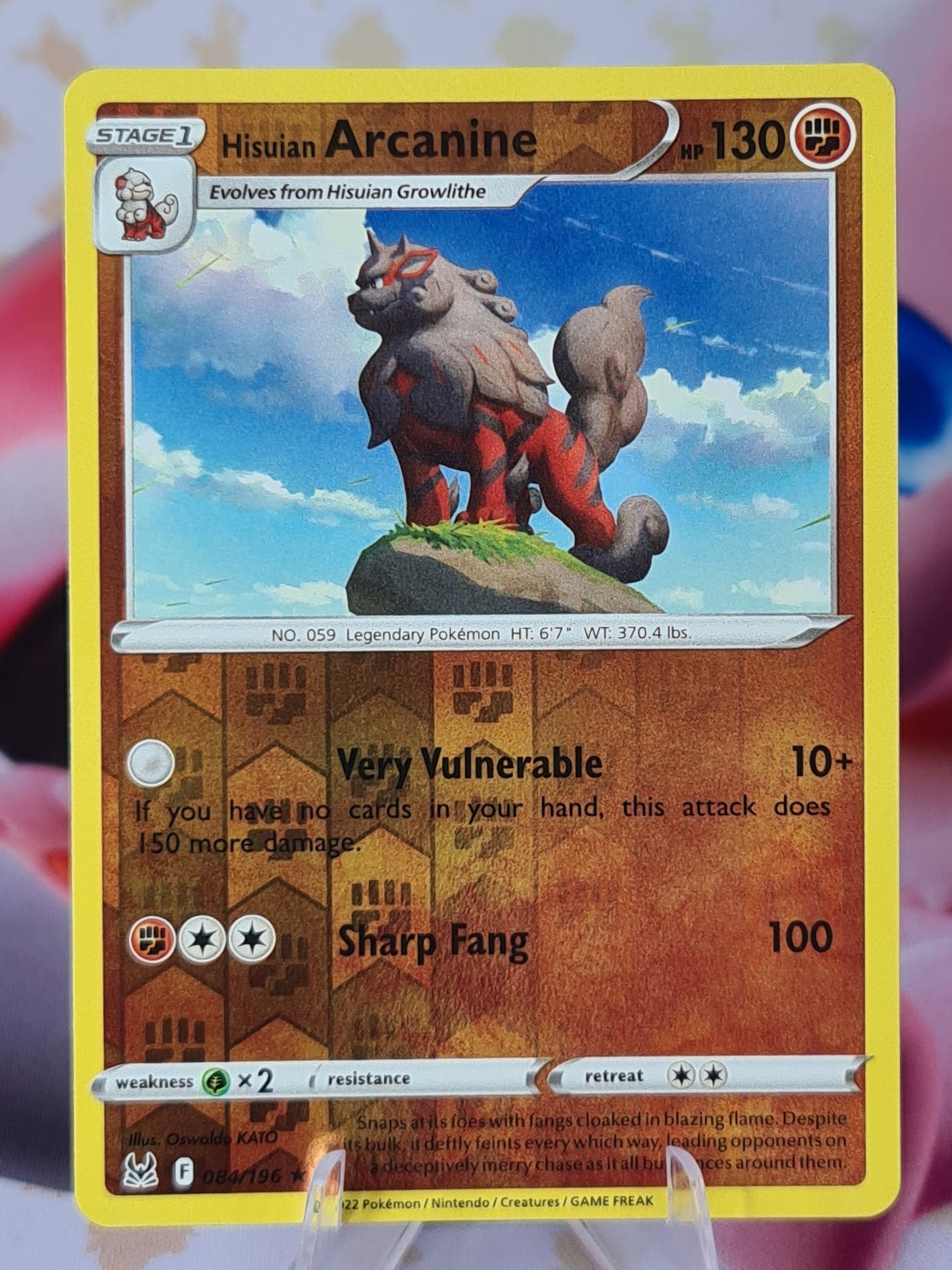 Hisuian Arcanine 084/196 Lost Origin RH