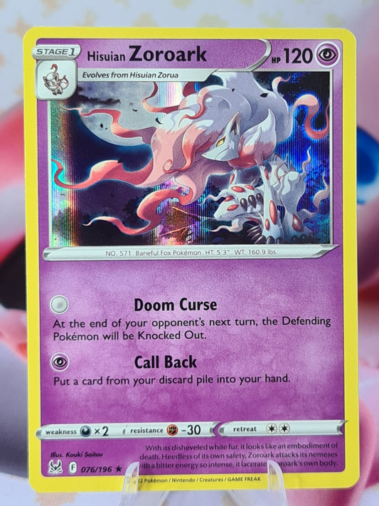 Hisuian Zoroark 076/196 Lost Origin Holo