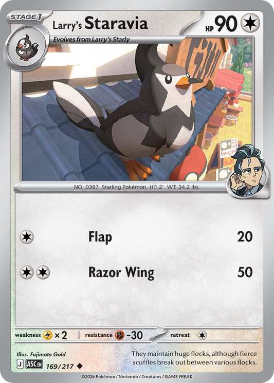 Larry's Staravia 169/217 Ascended Heroes