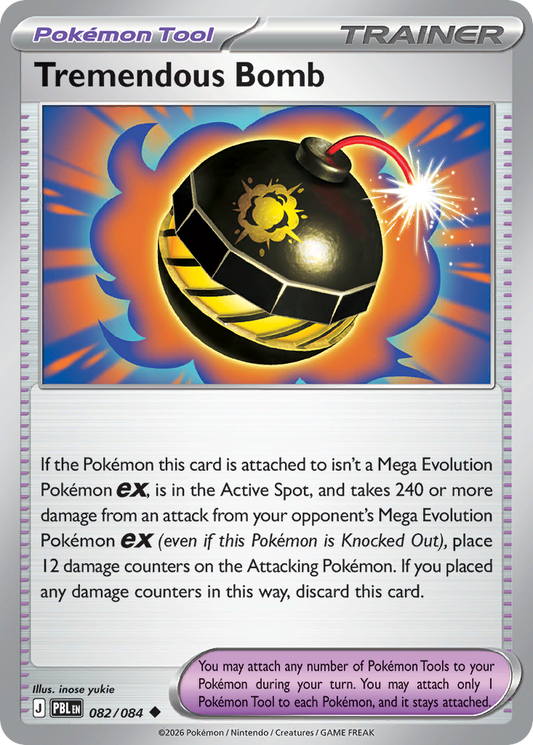 Tremendous Bomb 082/084 Pitch Black
