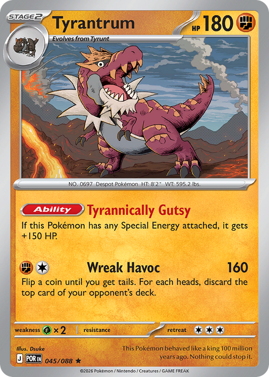 Tyrantrum 045/088 Holo Rare