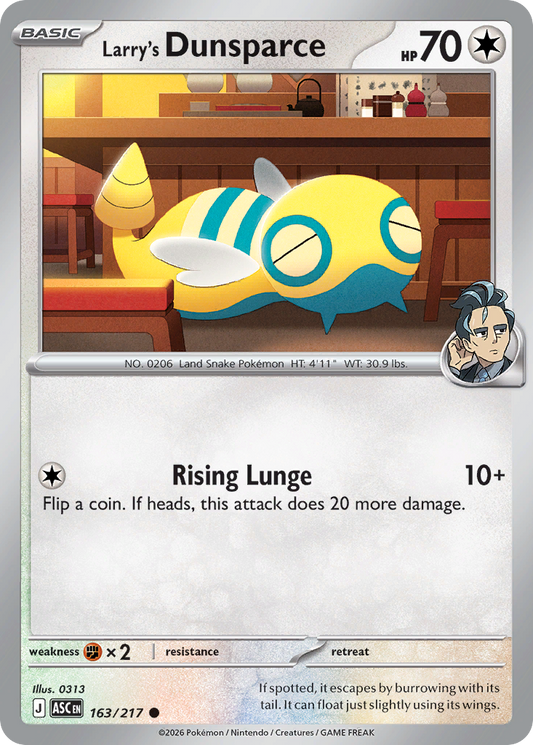 Larry's Dunsparce 163/217 Ascended Heroes