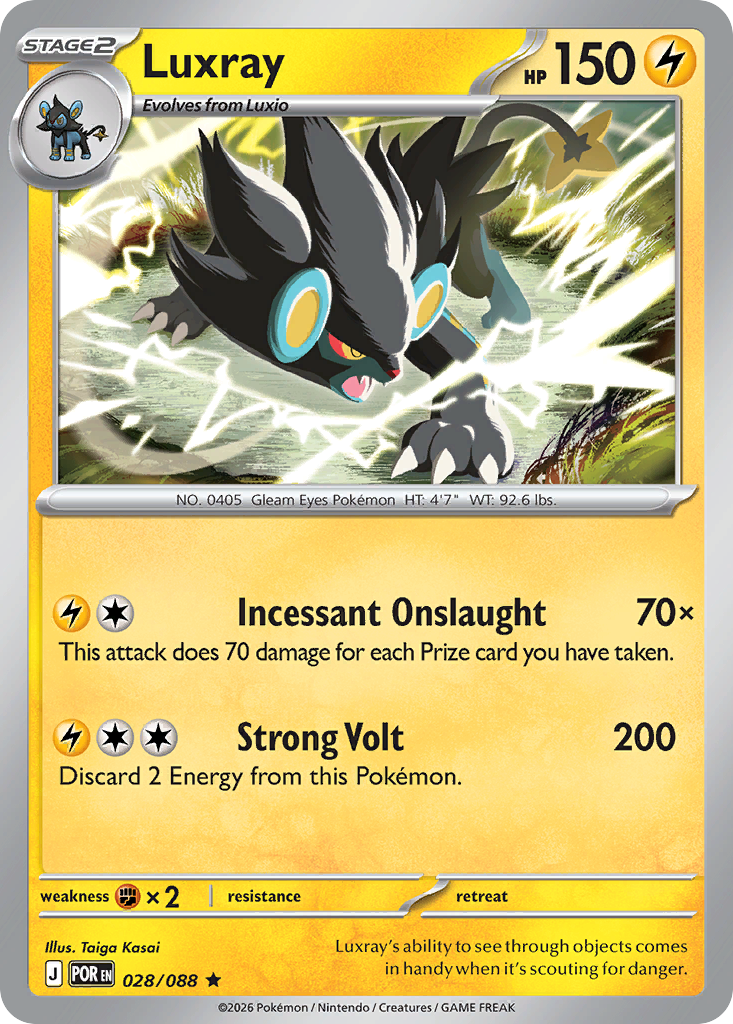 Luxray 028/088 Holo Rare