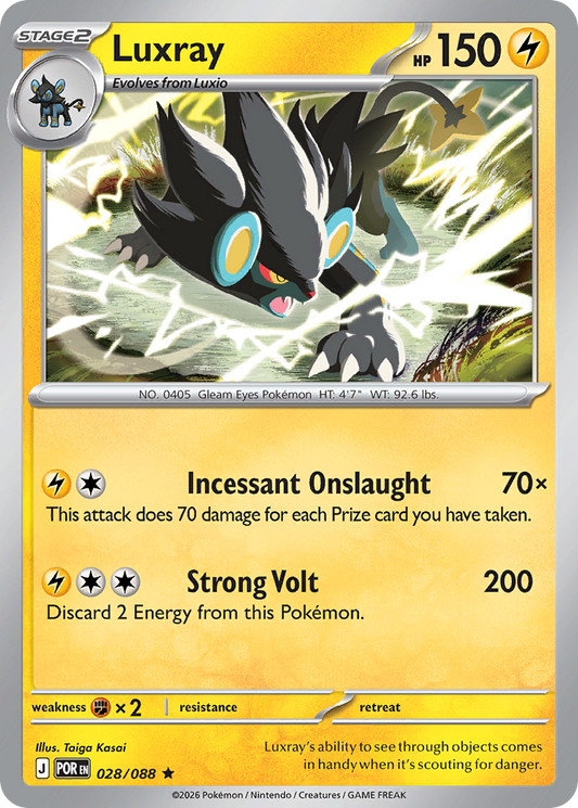 Luxray 028/088 Holo Rare