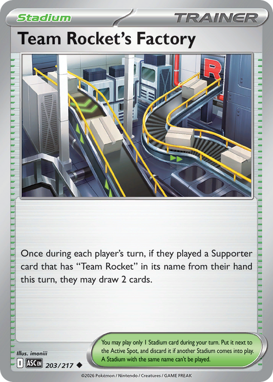Team Rocket's Factory 203/217 Ascended Heroes