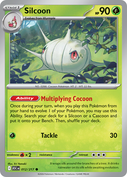 Silcoon 012/217 Ascended Heroes