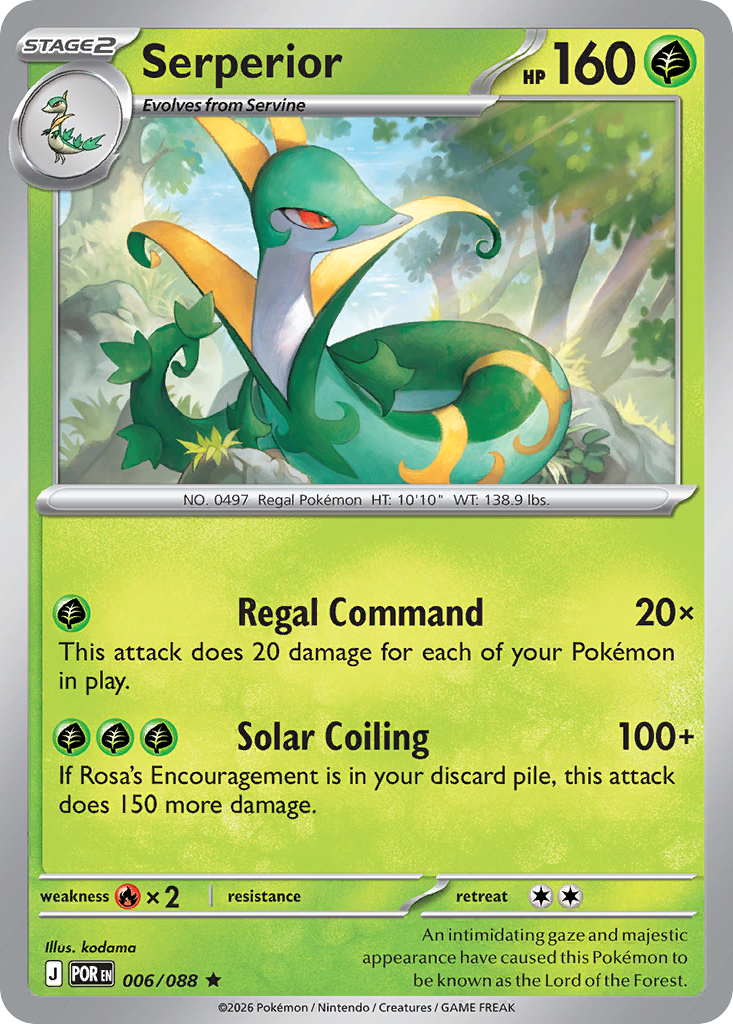 Serperior 006/088 Holo Rare