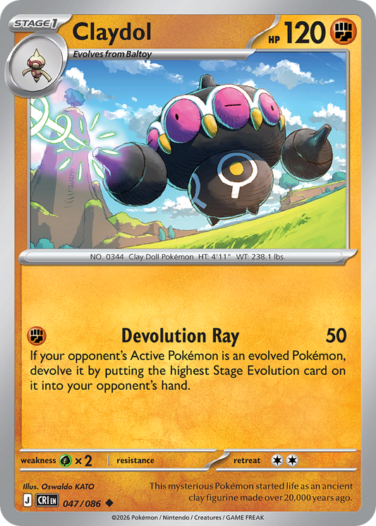 Claydol 047/086 Chaos Rising