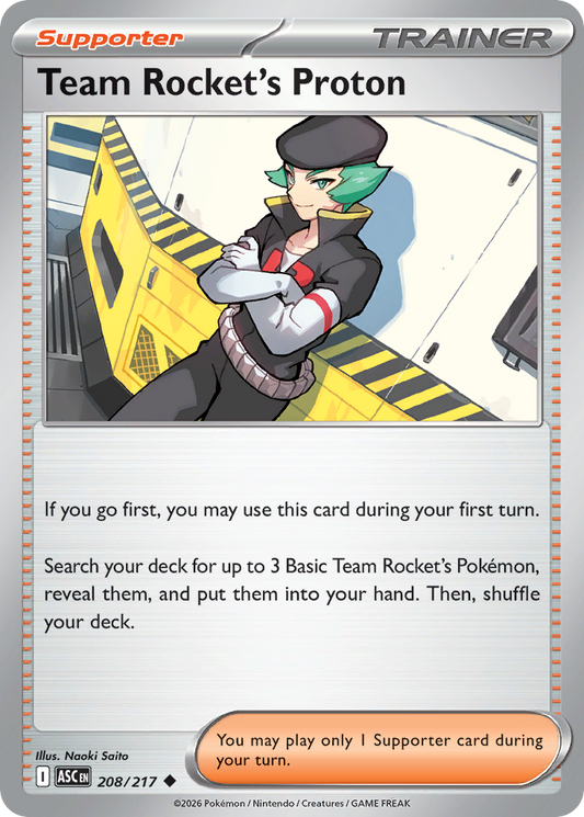 Team Rocket's Proton 208/217 Ascended Heroes