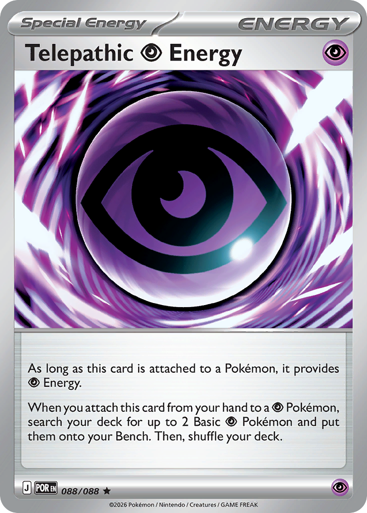 Telepathic Psychic Energy 088/088 Holo Rare